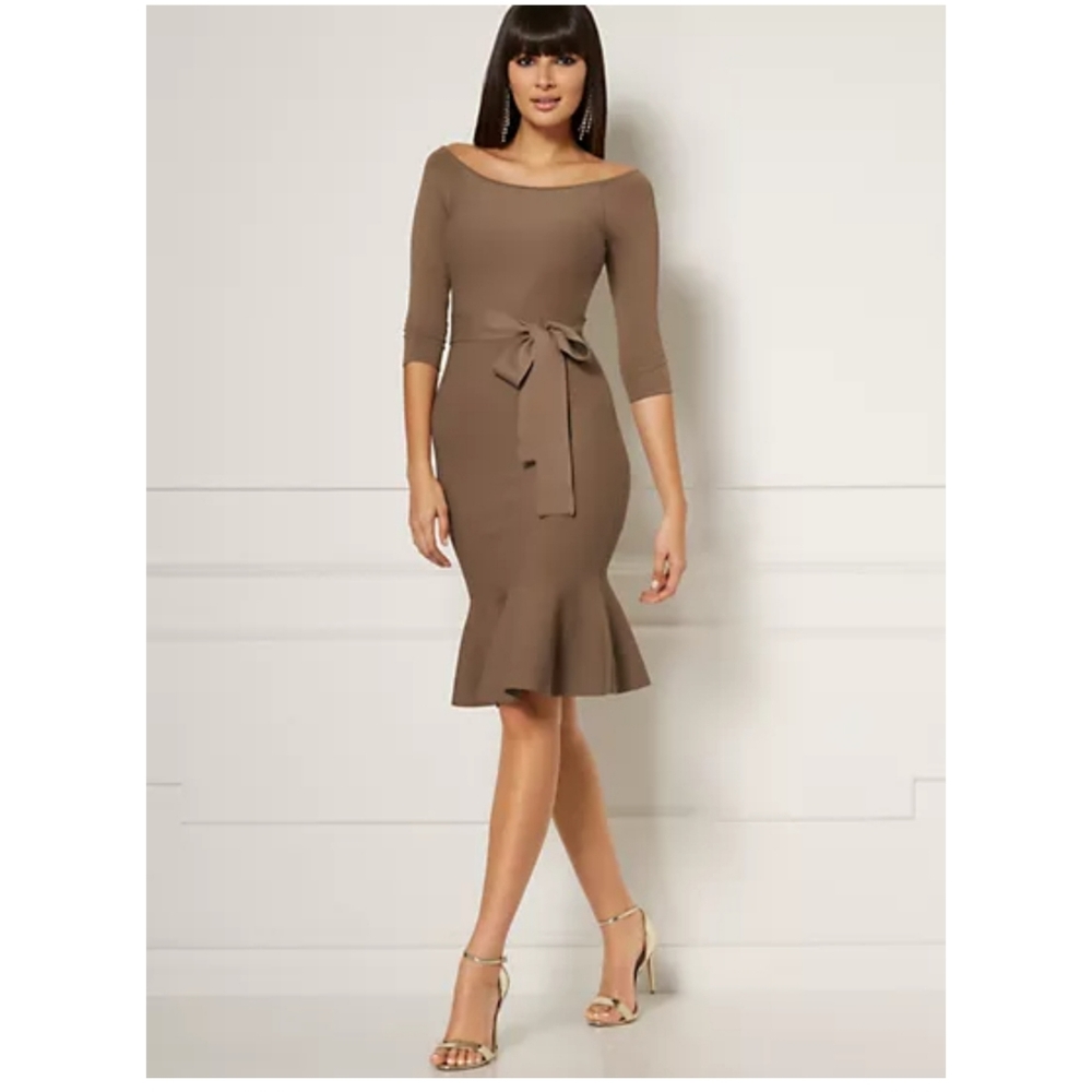 NWT Off-the-Shoulder Sweater Dress- Eva Mendes